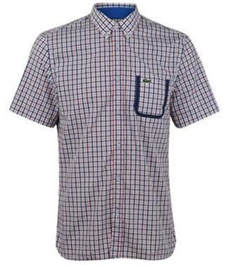 Lacoste Micro Checked Mens Shirt