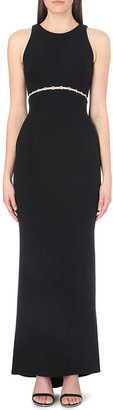 Thierry Mugler Crepe Sleeveless Gown - for Women