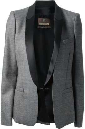 Roberto Cavalli black lapels blazer