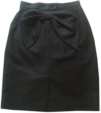 Dice Kayek Grey Wool Skirt