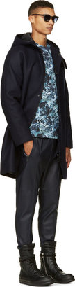 John Lawrence Sullivan Blue Marbled Sweatshirt