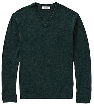 Turnbury Big & Tall V-Neck Merino Wool Sweater