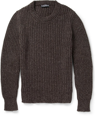 Dolce & Gabbana Chunky Cashmere and Wool-Blend Sweater