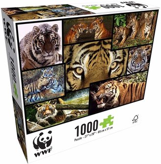 Wwf WWF WWF 1000 Piece Puzzle - Tigers