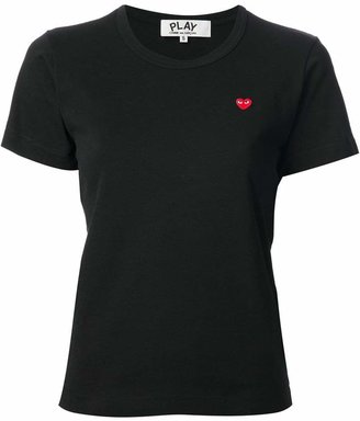 Comme des Garcons Play embroidered heart T-shirt