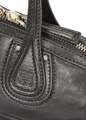 Givenchy Micro Nightingale black leather tote