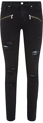 Paige Ramone Destructed Ultra Skinny Jeans