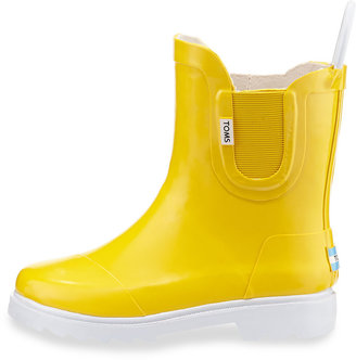 Toms Rubber Rain Boot, Yellow, Tiny