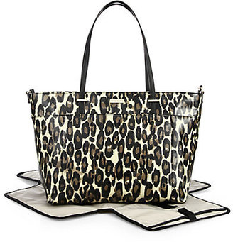 Kate Spade Leopard Print Francis Diaper Bag