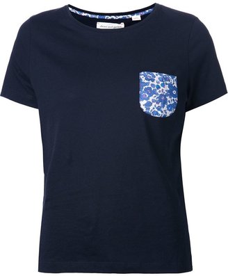 Chinti and Parker pocket detail T-shirt