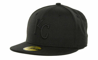 New Era Kids' Kansas City Royals Mlb Black on Black Fashion 59FIFTY Cap