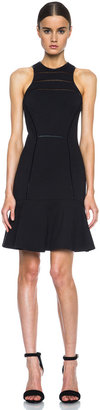 Yigal Azrouel Compact Jersey Dress in Jet