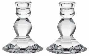 Vera Wang for Wedgwood "Orient" 4" Candleholder, Pair