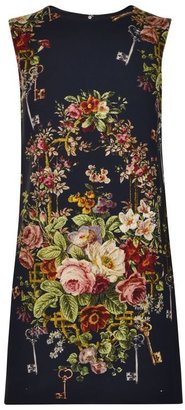 Dolce & Gabbana Secret Garden Printed Shift Dress