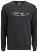 Carhartt Men's Camo Driving Script Sweatshirt - Black/Satin Green