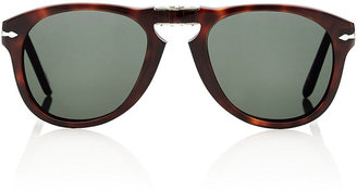 Persol Men's Folding Sunglasses-Brown