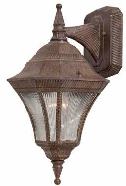 Minka Lavery The Great Outdoors Segovia Single-Light Wall Lantern in Vintage Rust