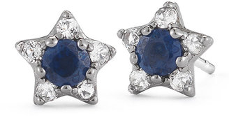 Elizabeth and James Bassa Blue Sapphire Star Stud Earrings