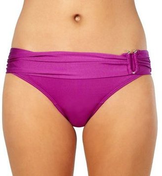J by Jasper Conran Designer purple ring side fold bikini bottoms