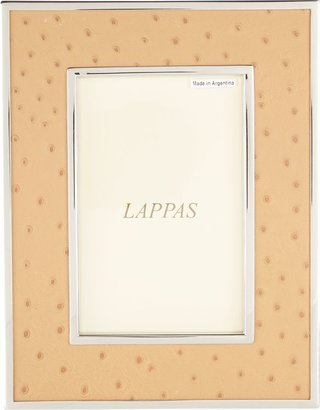 Barneys New York Ostrich-Embossed Picture Frame-Nude