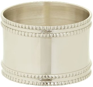 Linea Silver band napkin ring set of 4