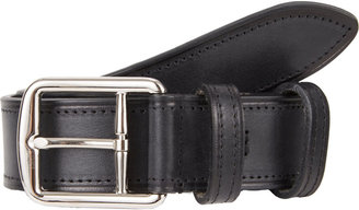 Barneys New York Border-Stitched Leather Belt