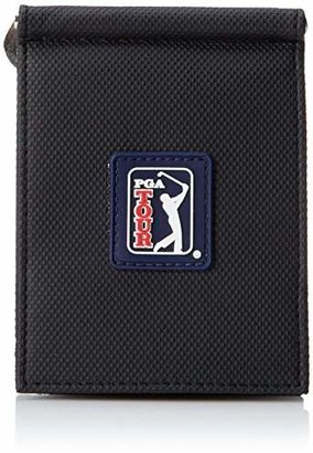 PGA TOUR Men's Silicone Front Pocket Wallet Swinger Logo
