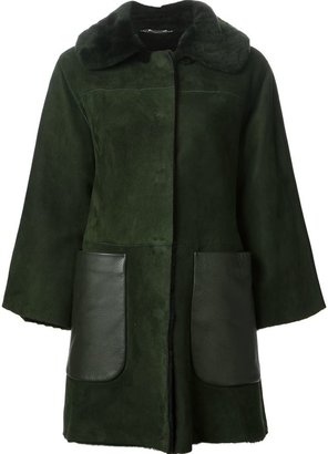 Dolce & Gabbana enlarged pockets coat