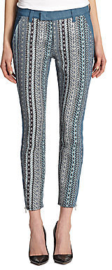 7 For All Mankind Mahlia Kent Cropped Skinny Jeans
