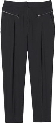 Rebecca Taylor Exposed Zip Suiting Trouser