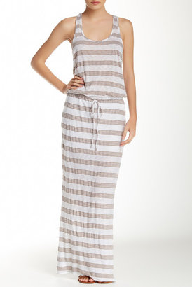 C&C California Striped Maxi Dress