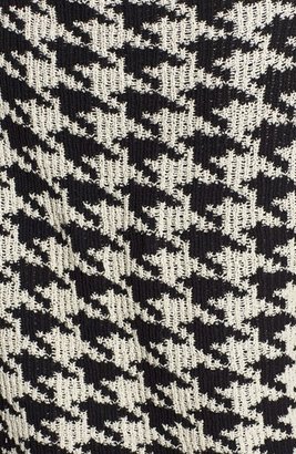 Lucky Brand Houndstooth Cowl Neck Sweater
