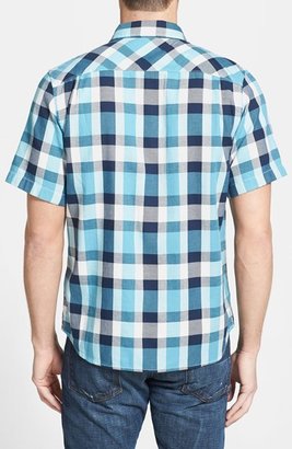 The North Face 'Gardello' Slim Fit Short Sleeve Check Sport Shirt