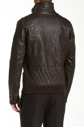 Rogue Faux Leather Quilted Jacket