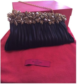 Valentino Black Silk Handbag