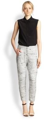 Yigal Azrouel Cut25 by Silk & Tweed Cropped Jumpsuit