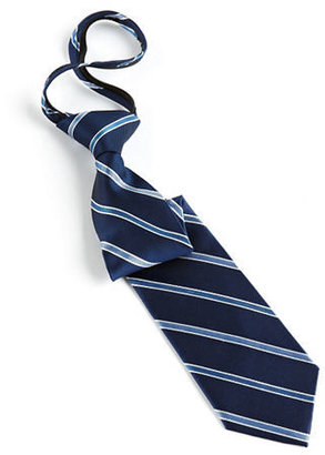 Nautica Striped Print Zip Tie