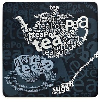Inspire Tea text placemats set of 4