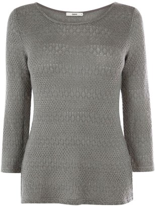 Oasis Cut and sew pointelle jumper