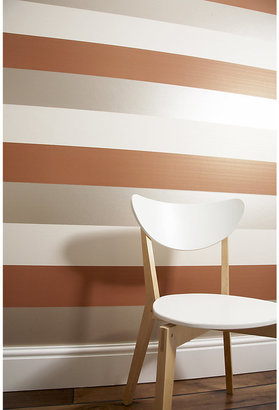 Graham andamp; Brown 

	Sample G and B Bold Stripe Wallpaper - Terracotta