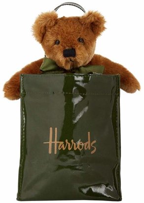Harrods Bear in a Green Bag