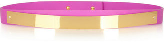 Sophie Hulme Gold-plated leather belt