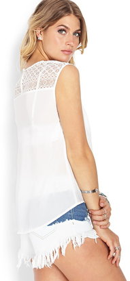 Forever 21 Fresh Embroidered Top
