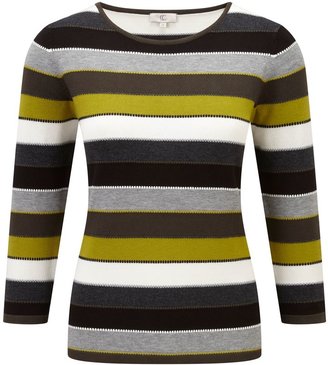 C&C California CC Khaki stripe jumper