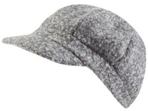 J by Jasper Conran Designer grey fine tweed cap
