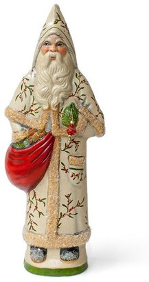 Vaillancourt 'Santa in White Vine Coat' Figurine
