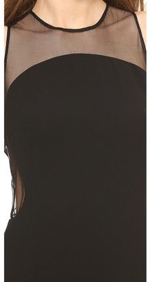 Jill Stuart Jill Mesh Cutout Gown