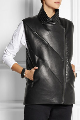 Helmut Lang Quilted leather vest