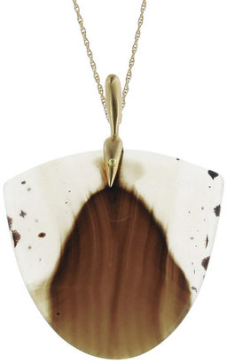 Annette Ferdinandsen Montana Agate Moth Necklace
