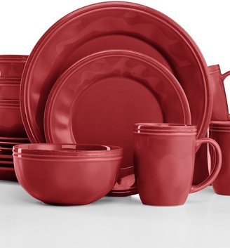 Rachael Ray Cucina Cranberry Red 16-Pc. Set, Service for 4